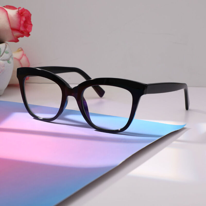 Brook Cat Eye Schwarze Brille