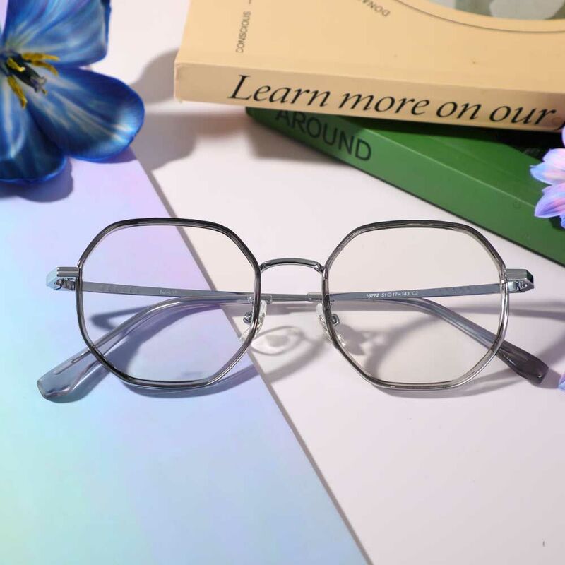 Lunettes de Vue Christ Géométrique Gris