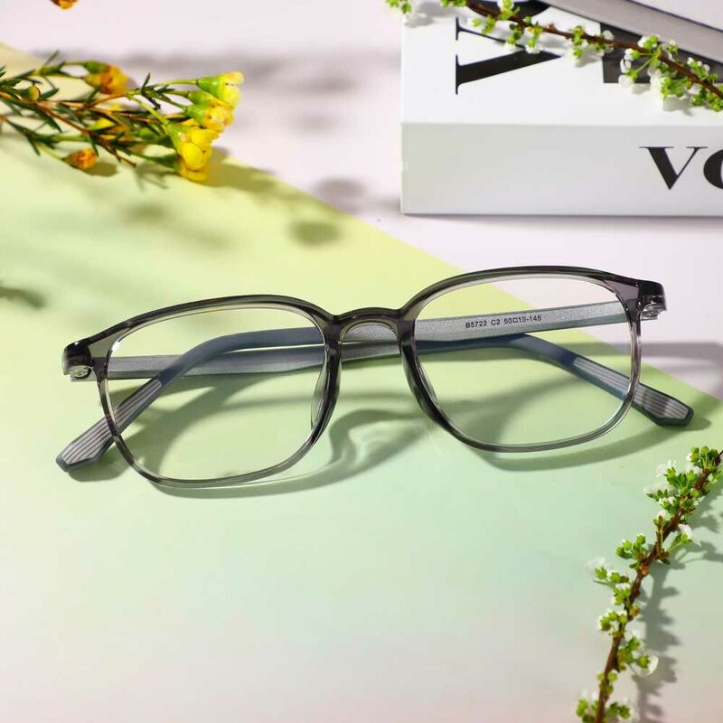 Joseph Rectangle Gray Glasses