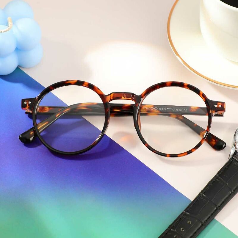 Lunettes de Vue Murray Ronde Écaille
