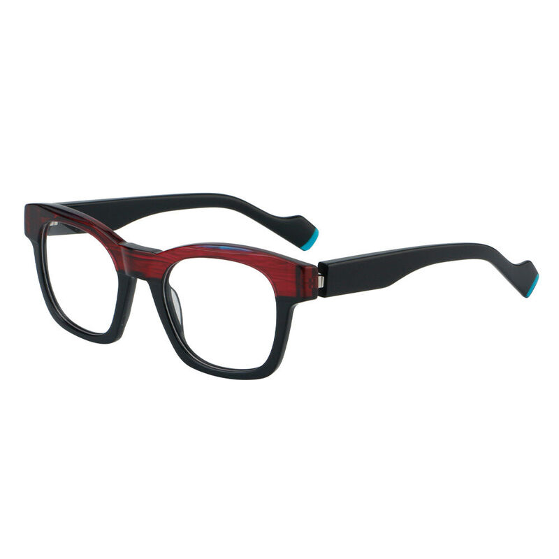 Ivasa Square Red Glasses