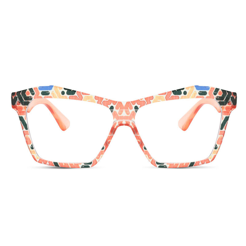 Norton Cat Eye Orange Glasses