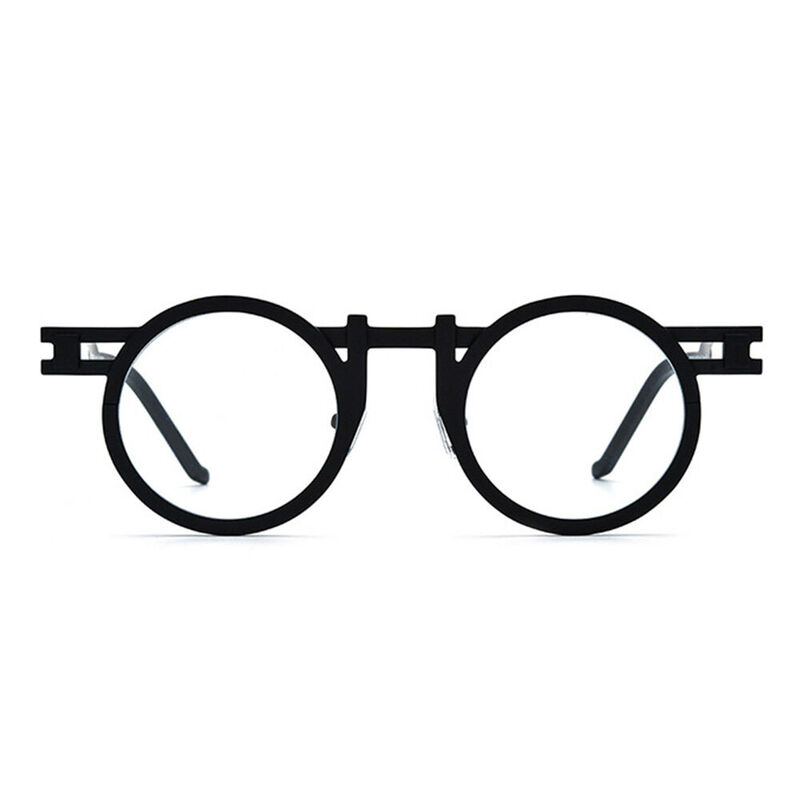 Beck Round Black Glasses