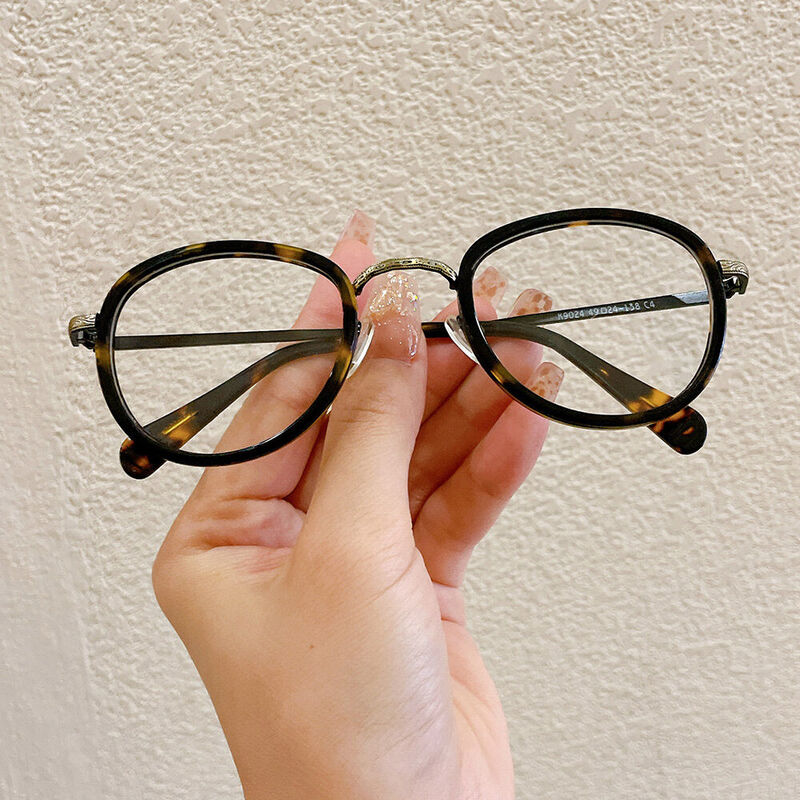 Hamil Round Tortoise Glasses