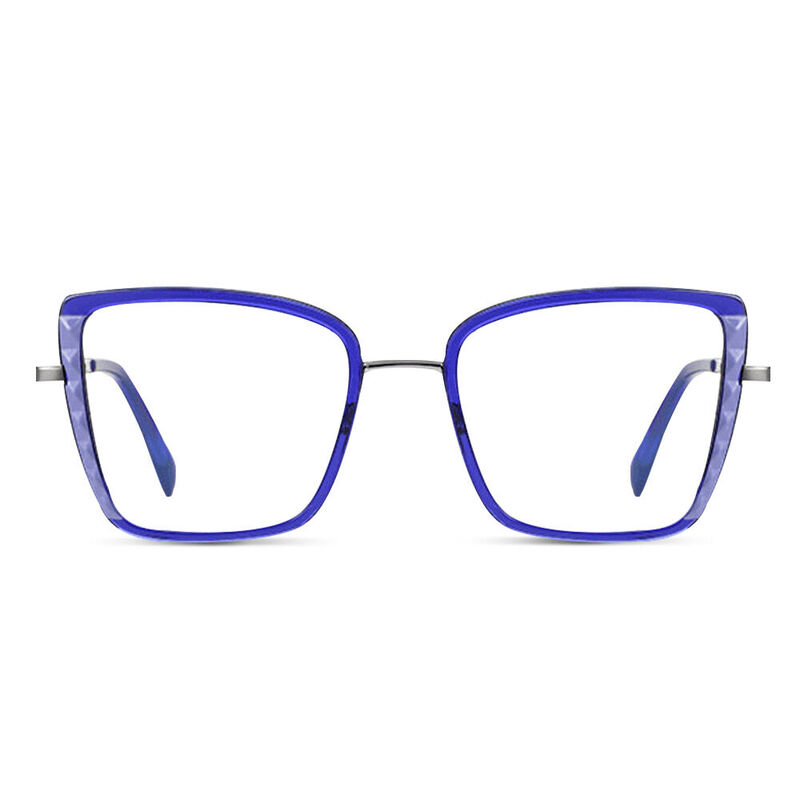 Zora Cat Eye Blaue Brillen