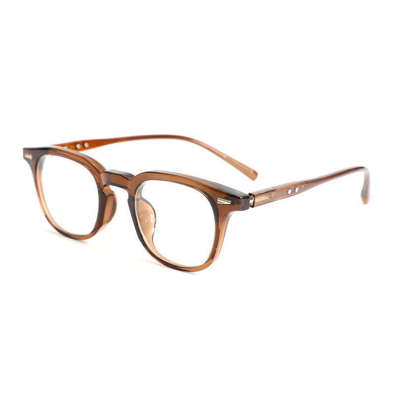 Kenneth Square Brown Glasses