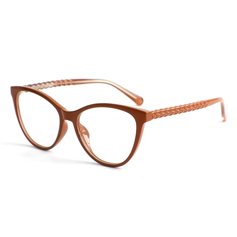 Occhiali da Vista Phoenix Cat Eye Marrone