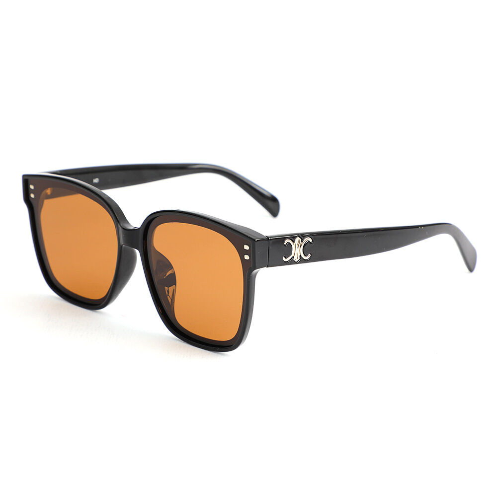 Eudora Quadratische Braune Sonnenbrille