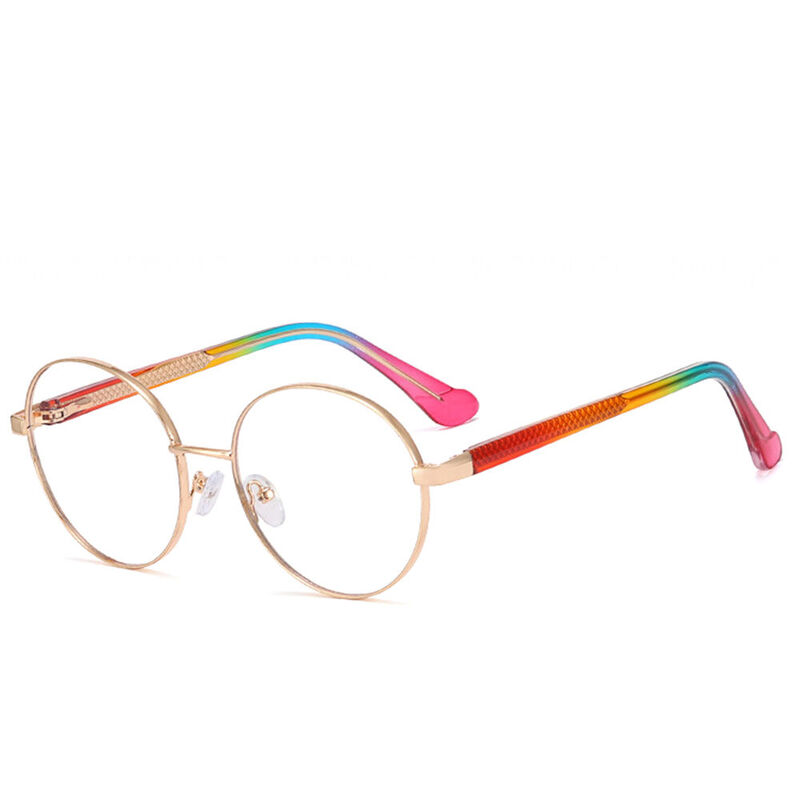 Aelius Round Rainbow Glasses