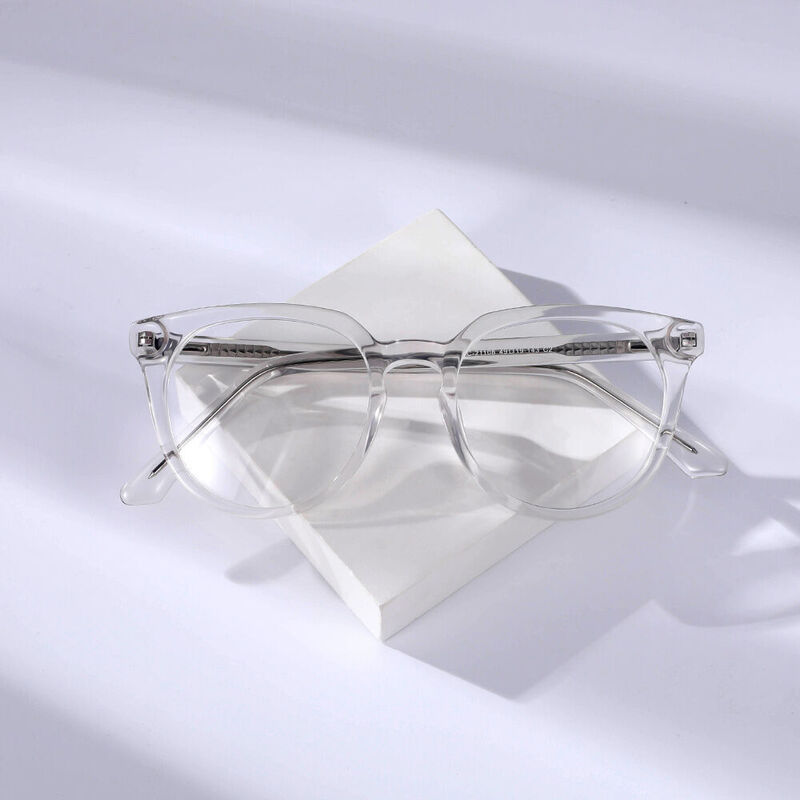 Romance Round Transparent Glasses