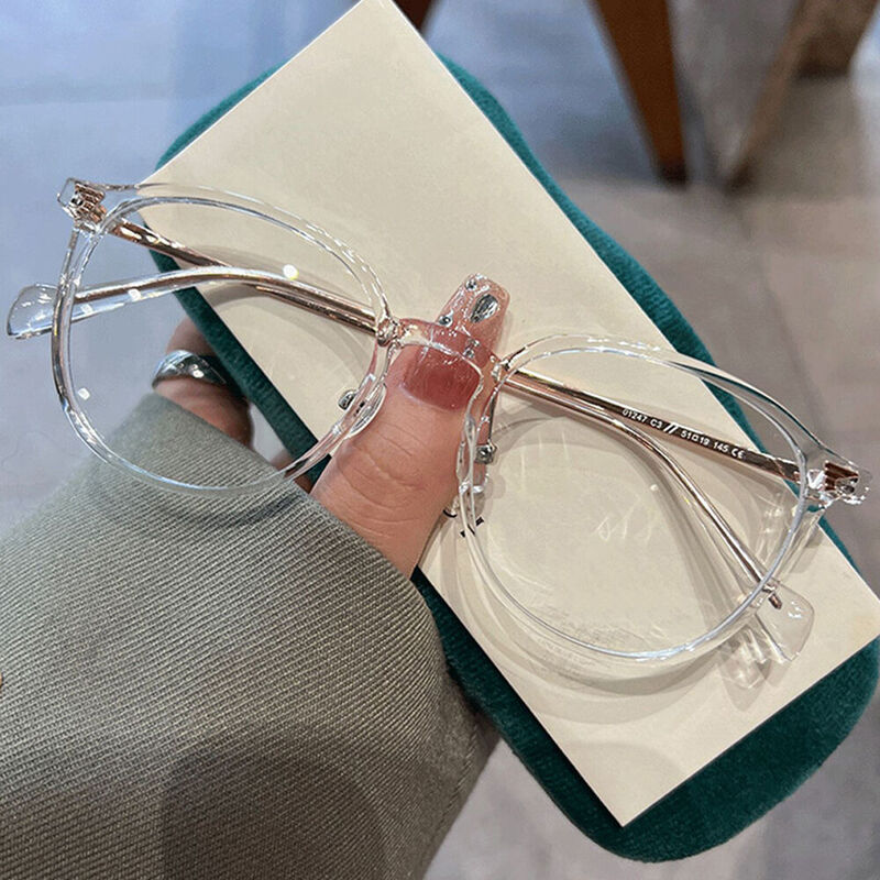 Keppel Round Clear Glasses