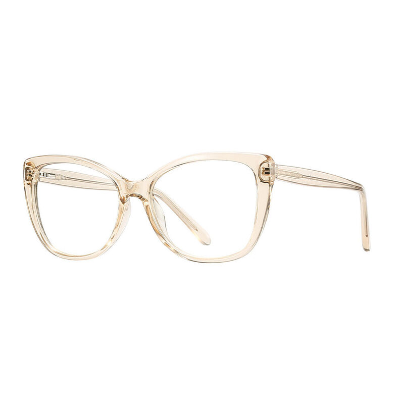 Occhiali da Vista Birrel Cat Eye Champagne