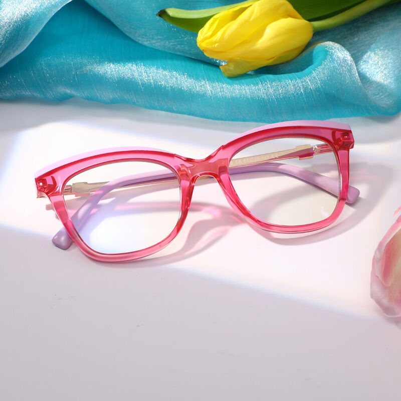 Eipstein Cat Eye Pink Glasses