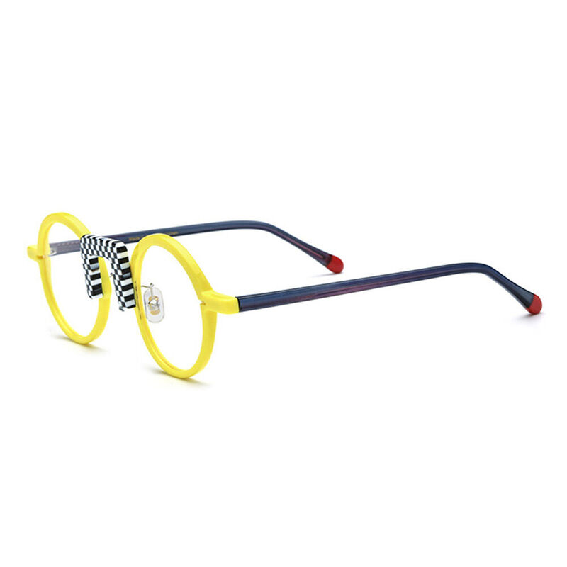 Lunettes de Vue Childe Ronde Jaune