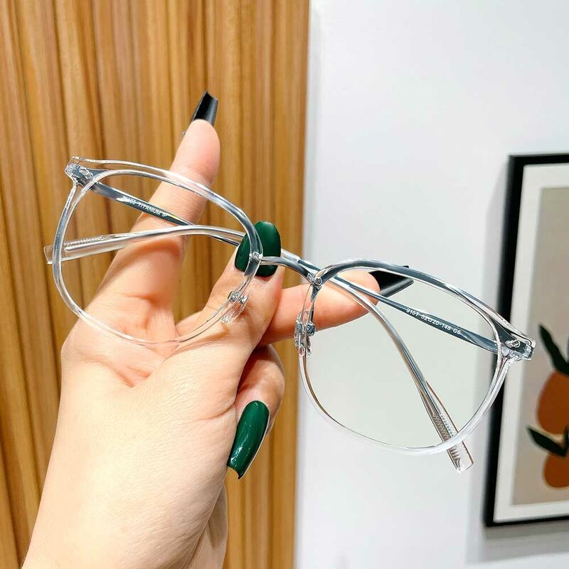 Tout Square Clear Glasses