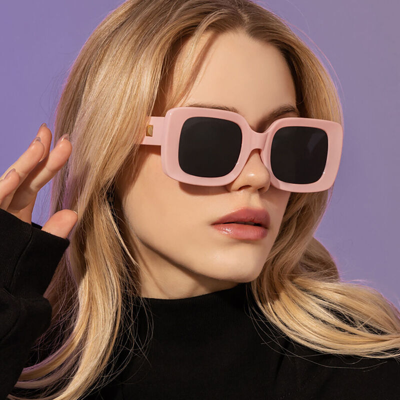 Monterey Square Pink Sunglasses