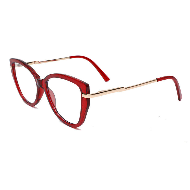 Isa Cat Eye Red Glasses