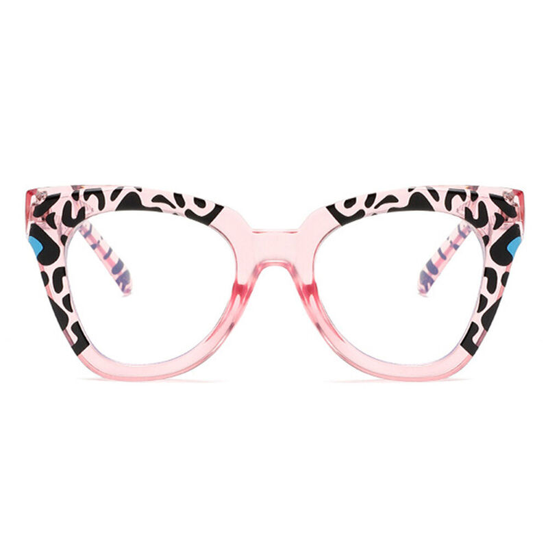 Lamb Cat Eye Pink Glasses
