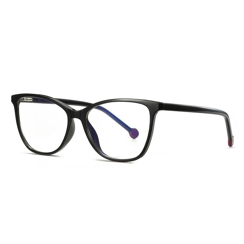 Stuart Cat Eye Black Glasses