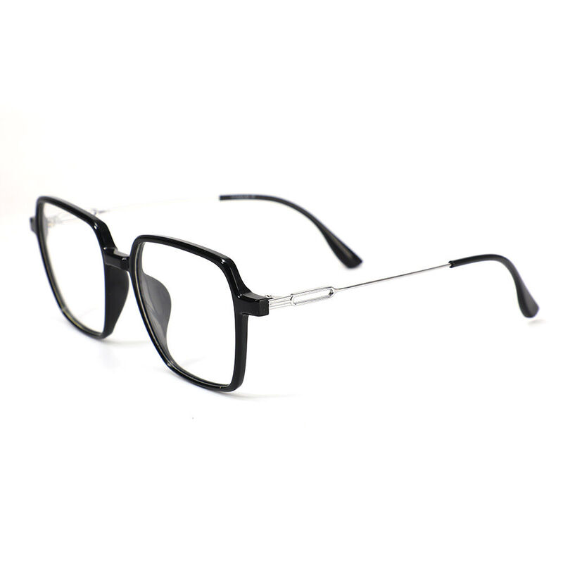 Sylvia Square Black Glasses