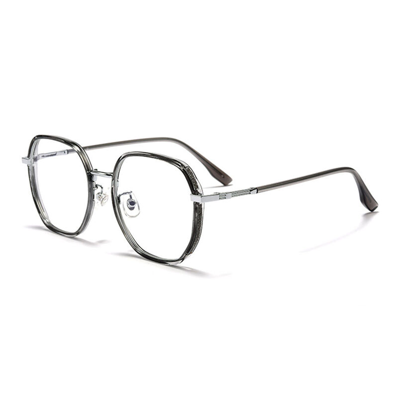 Morga Geometric Gray Glasses