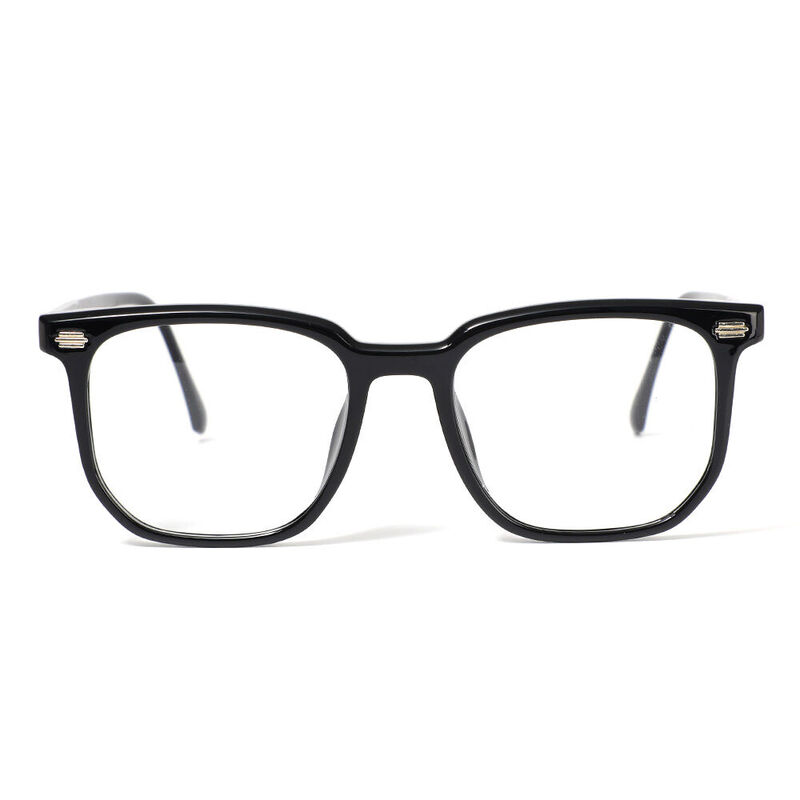 Martha Square Black Glasses