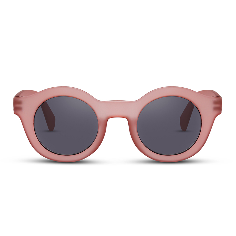 Lunettes de Soleil Candy Sweet Ronde Orange/Gris