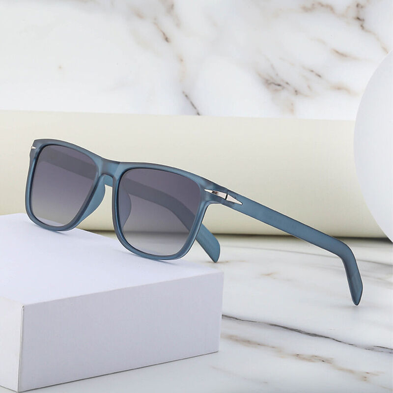 Lorna Square Blue Sunglasses