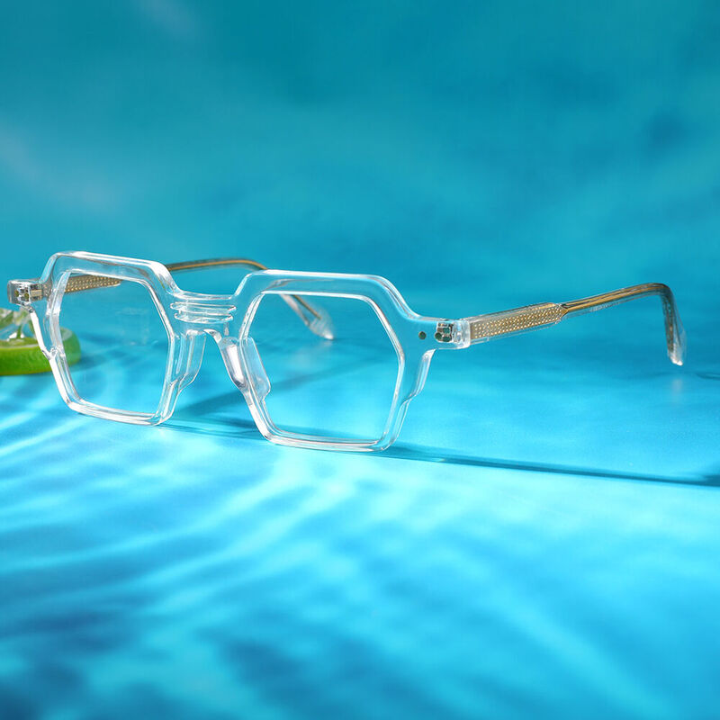 Murphy Geometric Clear Glasses