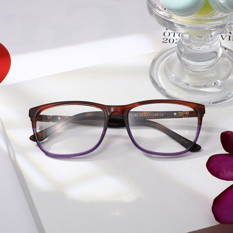 Lyndo Square Brown Glasses