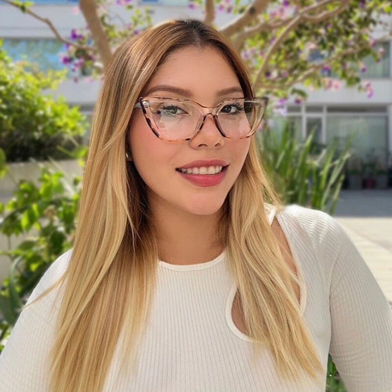 Elsa Cat Eye Tortoise Glasses