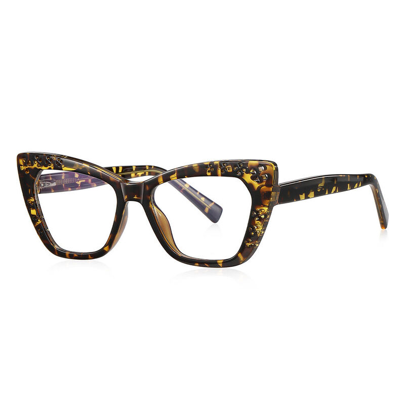 Nellie Cat Eye Tortoise Glasses