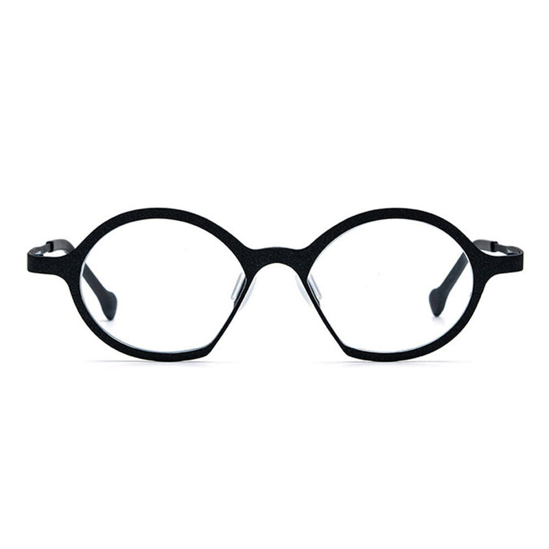 Noel Round Black Glasses