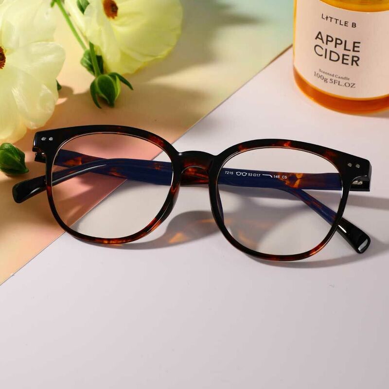Lunettes de Vue Conno Runde Écaille