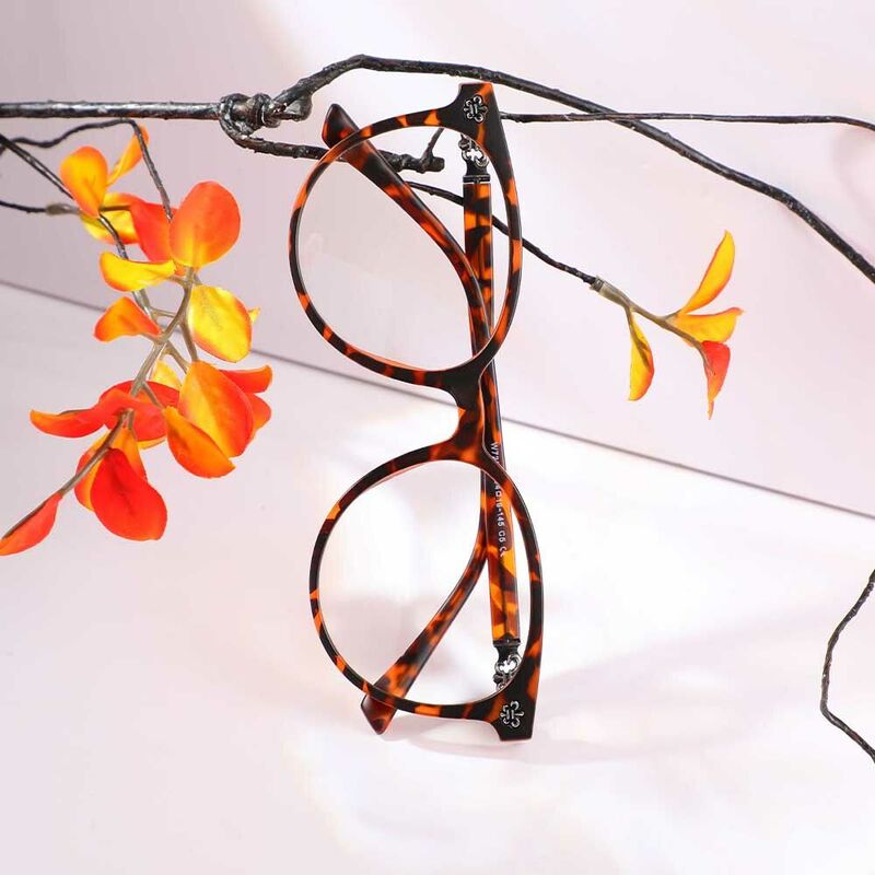 Veromca Round Tortoise Glasses