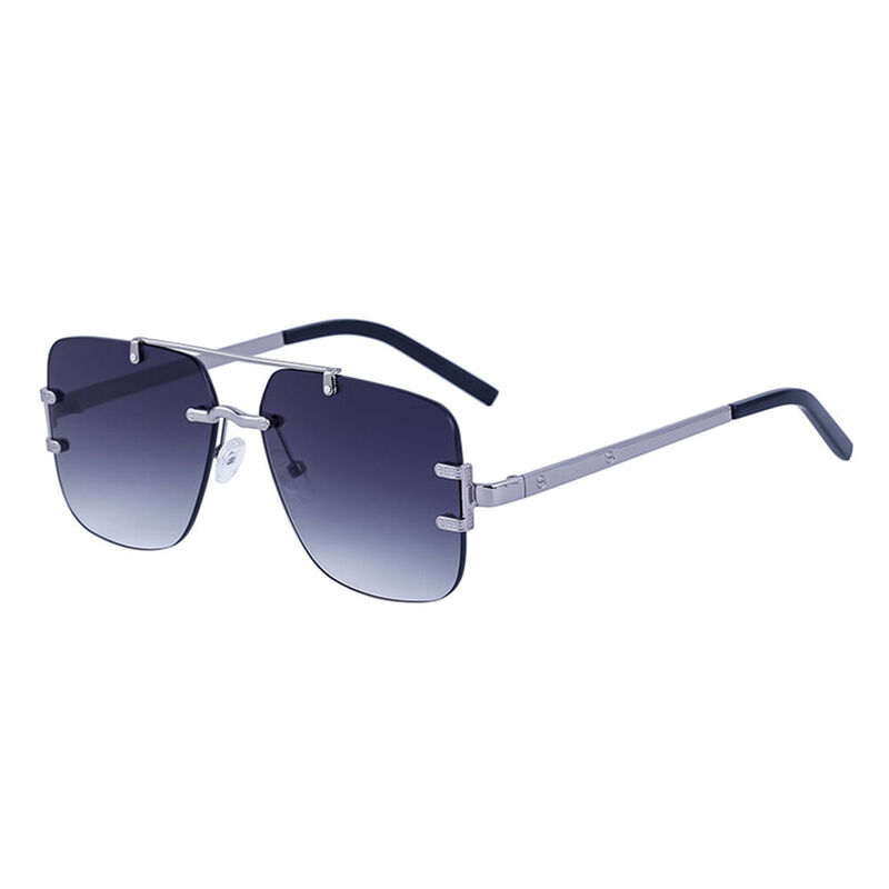 Freda Square Gray Sunglasses