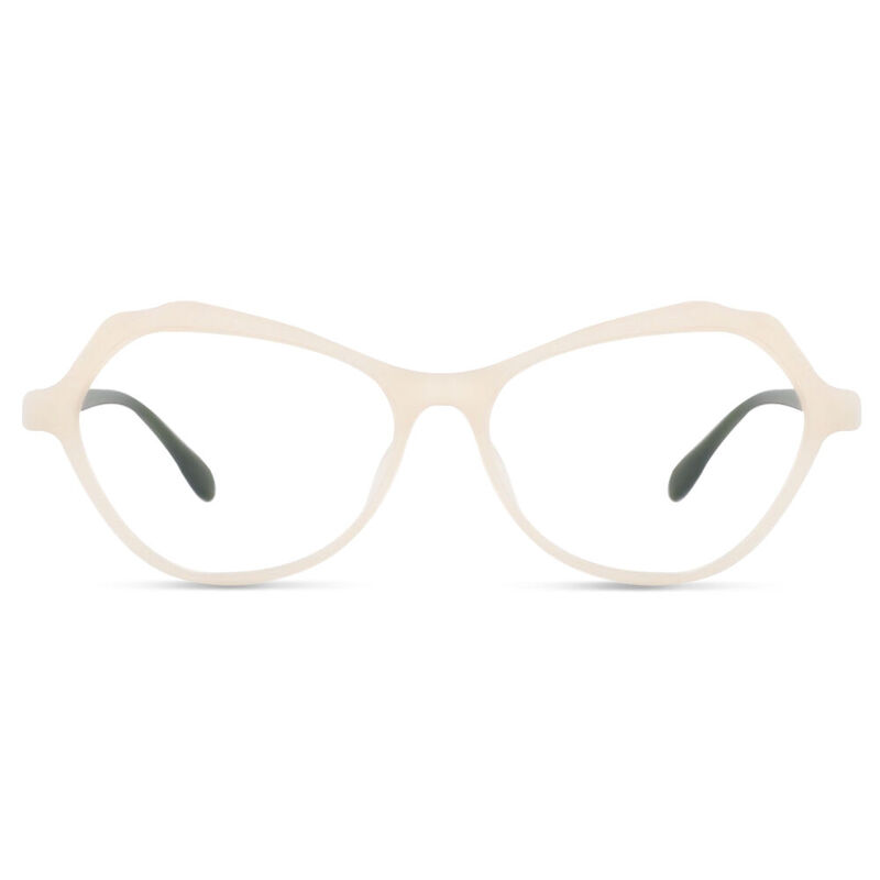 entham Cat Eye Beige Glasses