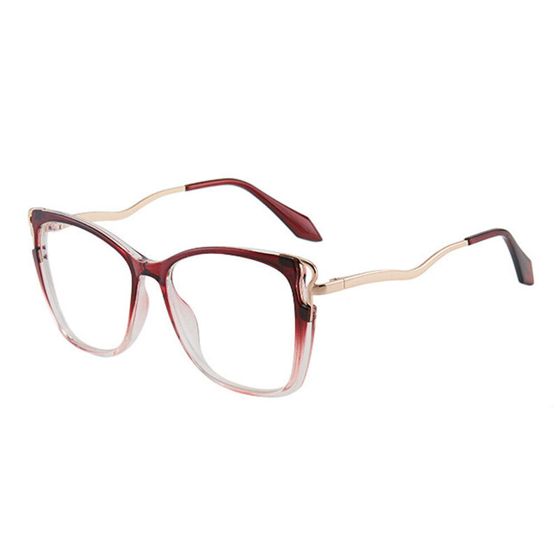 Henry Cat Eye Red Glasses