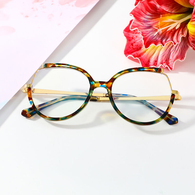 Giles Cat Eye Tortoise Glasses