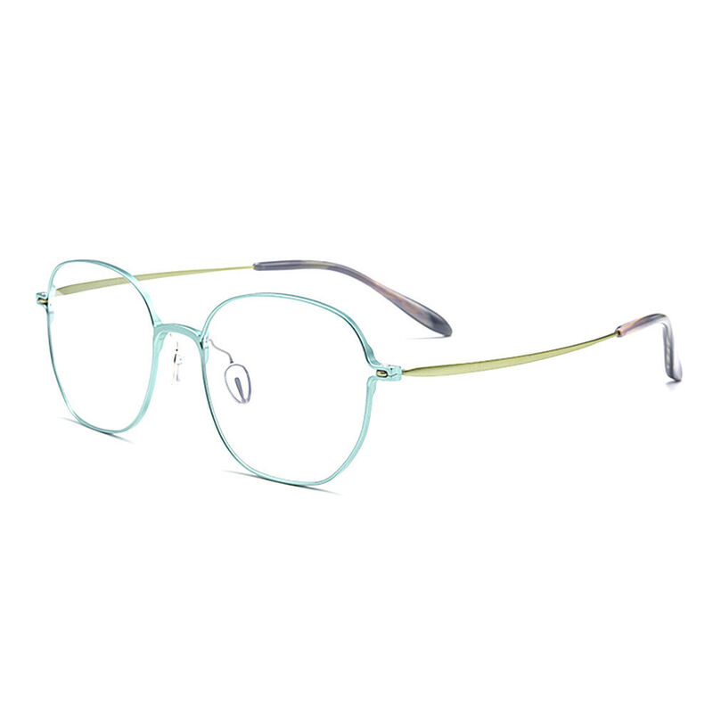 Anders Square Blue Glasses