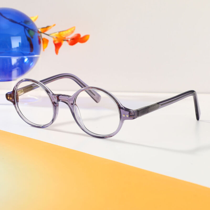 Crane Runde Graue Brille