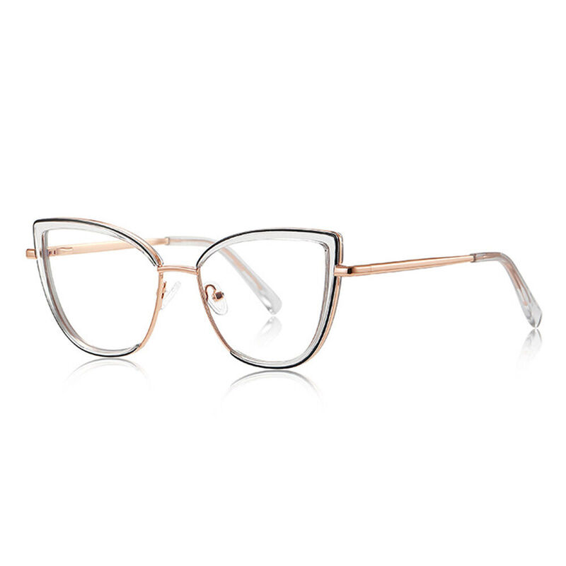 Occhiali da Vista Alva Cat Eye Chiaro