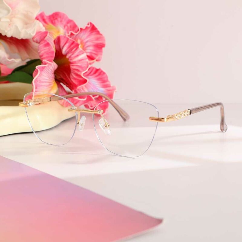 Occhiali da Vista Bridget Cat Eye Grigio