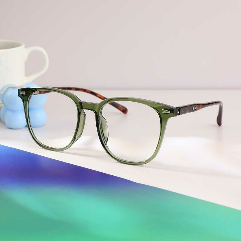 Lunettes de Vue Archibald Carré Vert