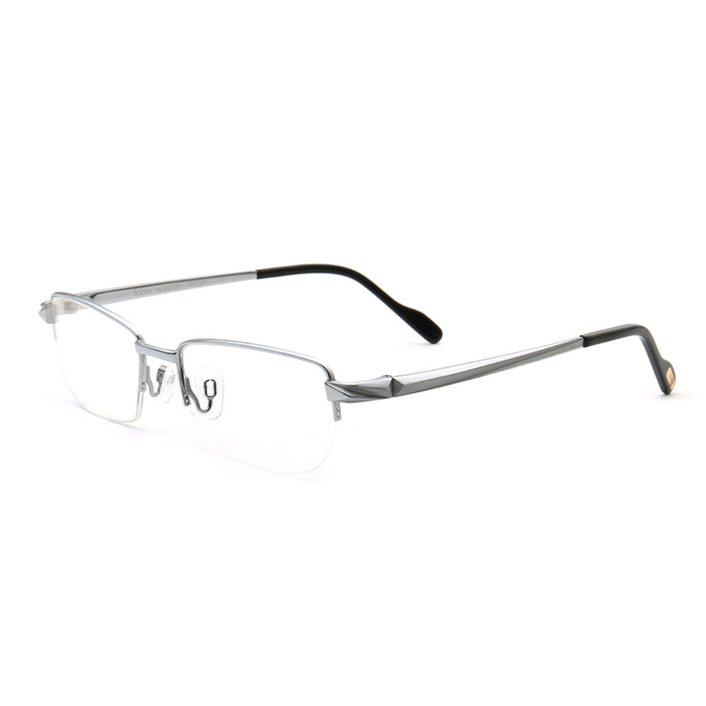 Thodor Rectangle Silver Glasses