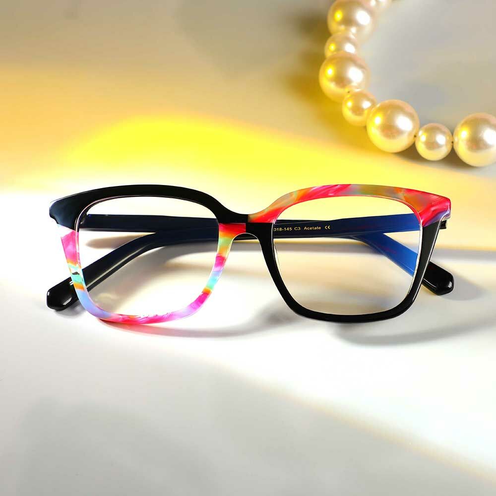 Lunettes de Vue Colbert Carré Multicolore