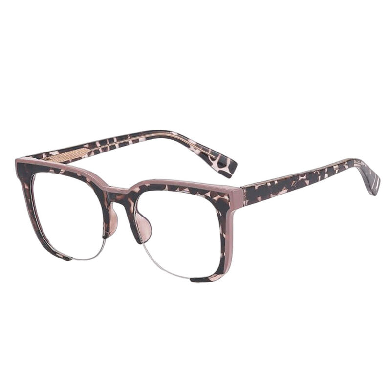 Moyer Square Leopard Glasses