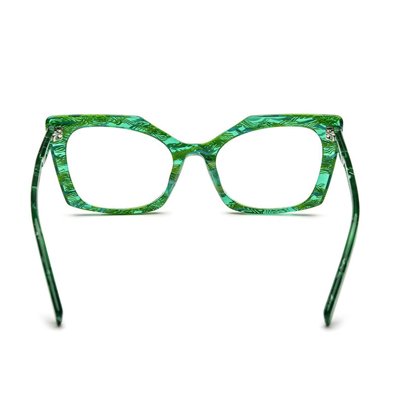 Marisa Cat Eye Green Glasses