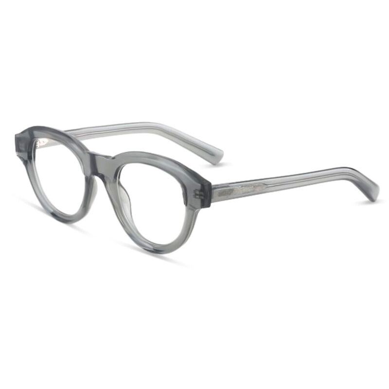 Dominion Oval Gray Glasses