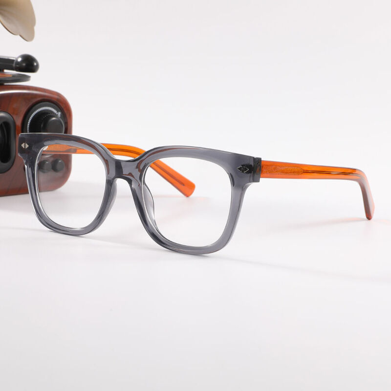 Radiance Square Gray Glasses